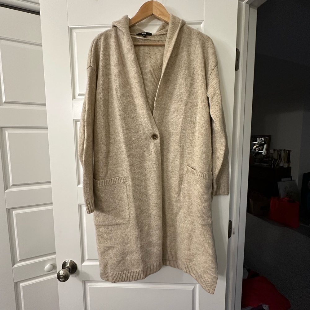 Uniqlo Hooded Wool Women's Sweater - size M